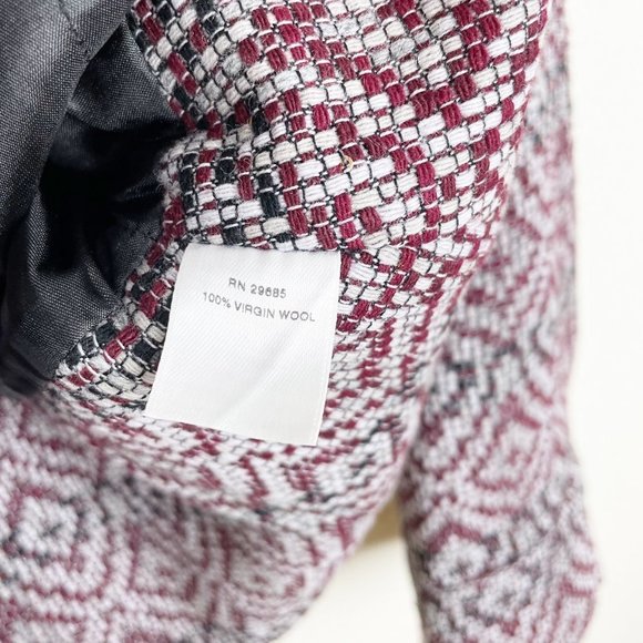 Pendleton Virgin Wool 3-Button Geometric Blazer - Picture 5 of 5